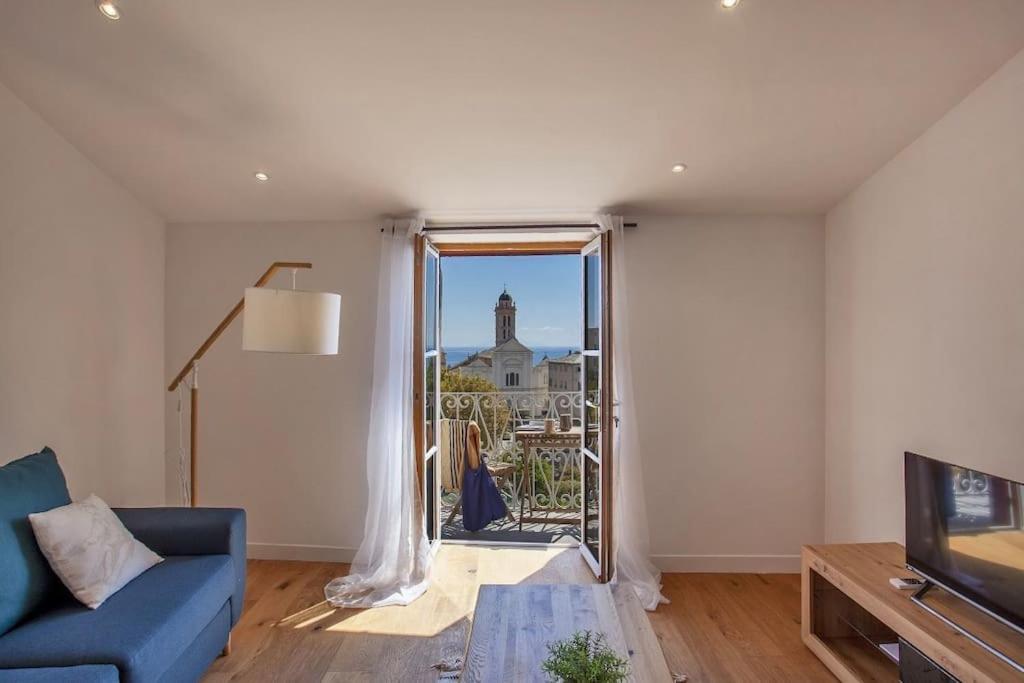 Pepites Bastiaises Piazza D'A Appartement Roof Top Vue Mer Μπαστιά Εξωτερικό φωτογραφία