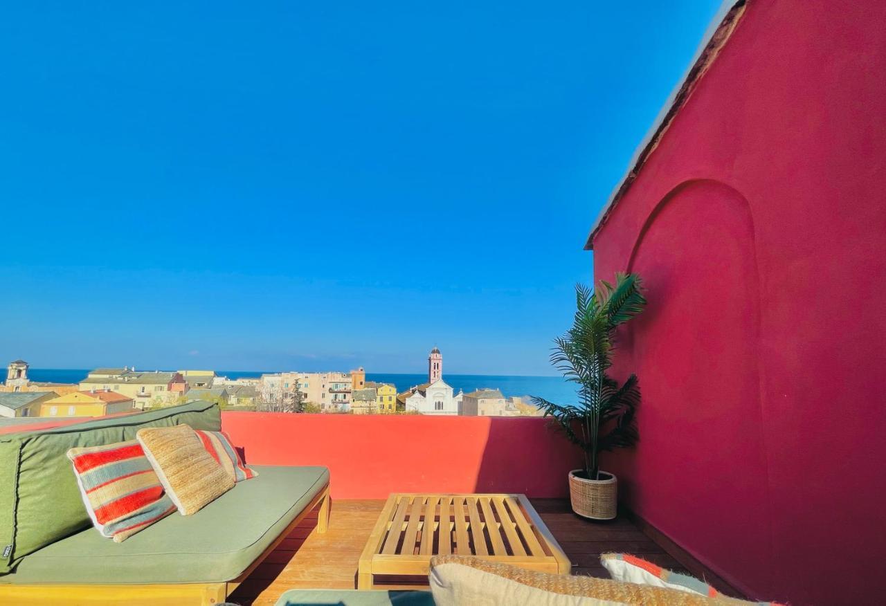 Pepites Bastiaises Piazza D'A Appartement Roof Top Vue Mer Μπαστιά Εξωτερικό φωτογραφία