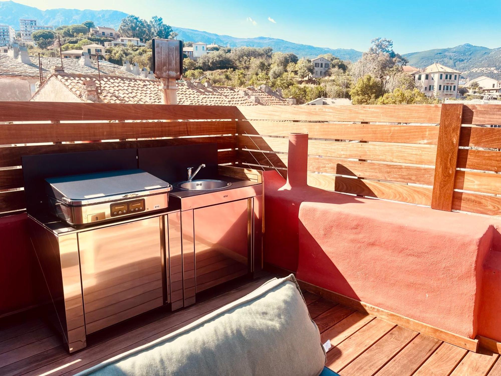 Pepites Bastiaises Piazza D'A Appartement Roof Top Vue Mer Μπαστιά Εξωτερικό φωτογραφία